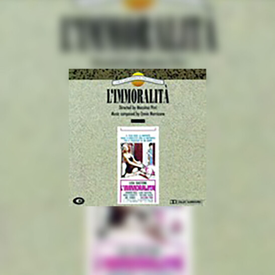 Immoralità, L’ - okładka