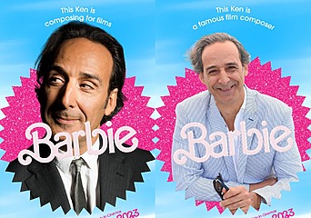 Barbie, Ken oraz Alexandre Desplat - okładka